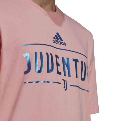 adidas Juventus Graphic Tee – Glow Pink