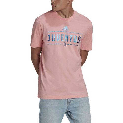 adidas Juventus Graphic Tee – Glow Pink