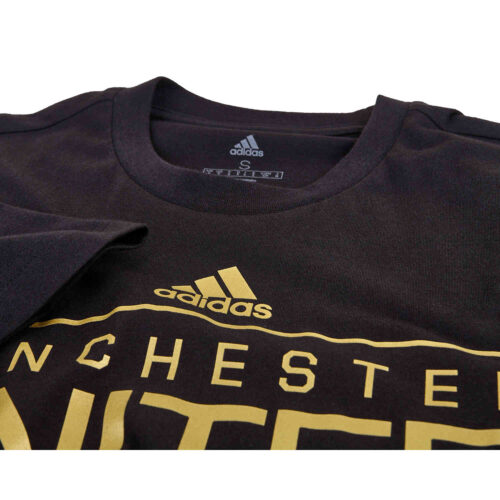 adidas Manchester United Graphic Tee – Black