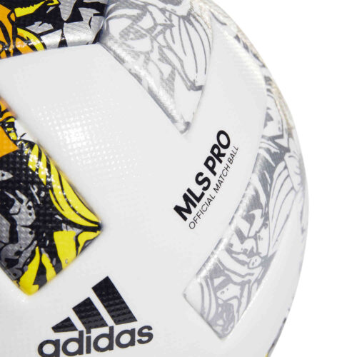 adidas CCA MLS Pro Official Match Soccer Ball – White & Black with Silver Metallic