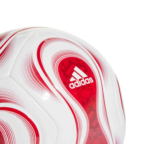 adidas Arsenal Teamgeist Club Soccer Ball – White & Scarlet with Collegiate Royal