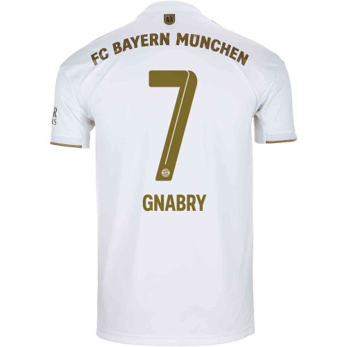 2022/23 Kids adidas Serge Gnabry Bayern Munich Away Jersey