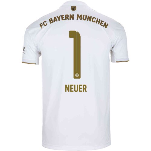 2022/23 Kids adidas Manuel Neuer Bayern Munich Away Jersey