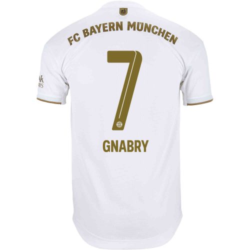 2022/23 adidas Serge Gnabry Bayern Munich Away Authentic Jersey