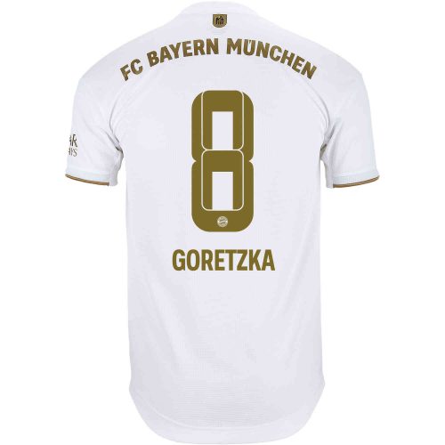 2022/23 adidas Leon Goretzka Bayern Munich Away Authentic Jersey