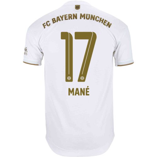 2022/23 adidas Sadio Mane Bayern Munich Away Authentic Jersey