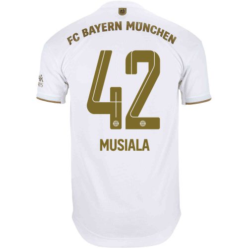2022/23 adidas Jamal Musiala Bayern Munich Away Authentic Jersey