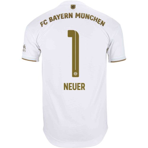 2022/23 adidas Manuel Neuer Bayern Munich Away Authentic Jersey