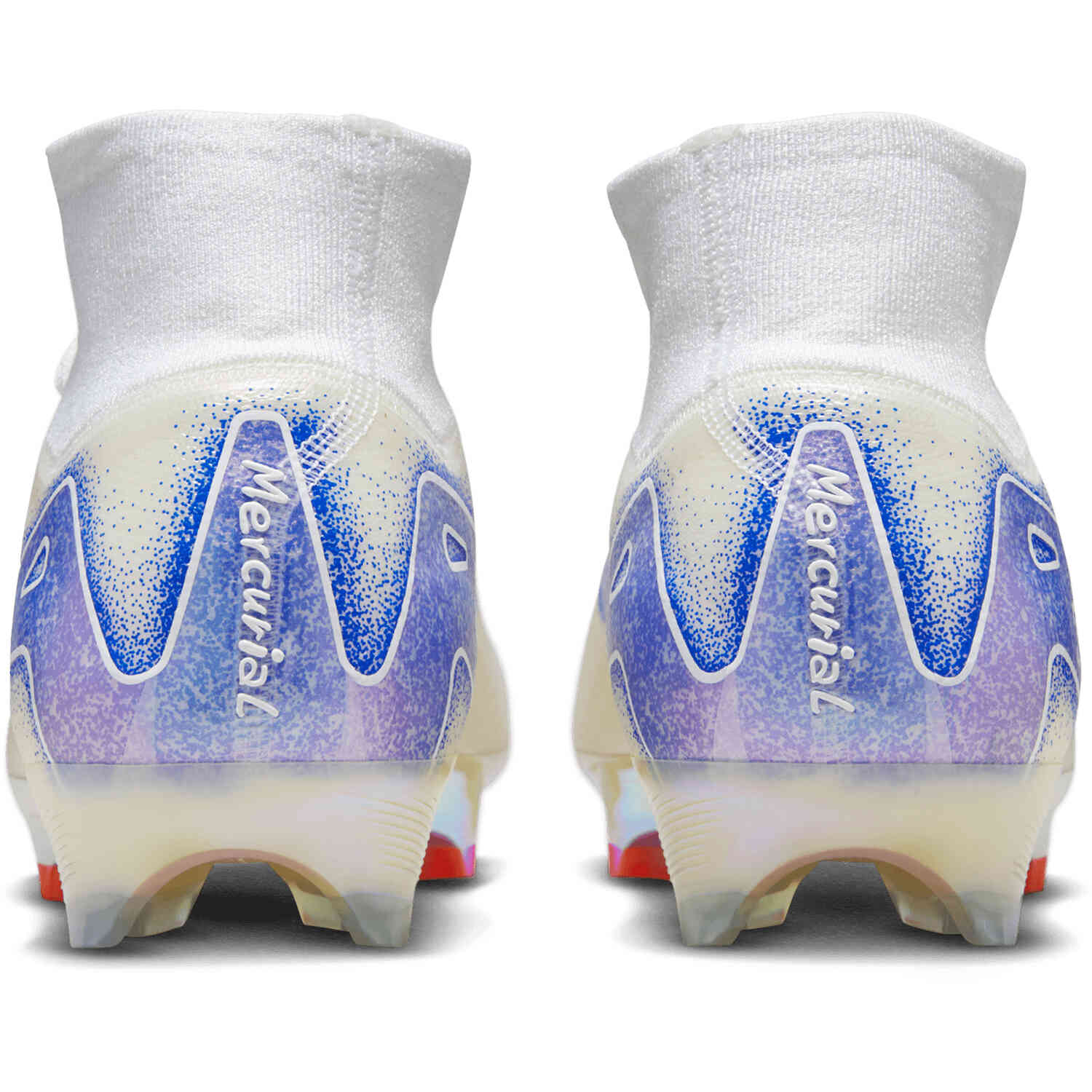 Nike mercurial white blue sale