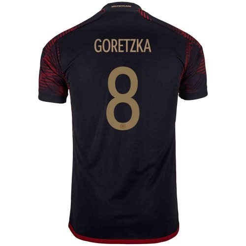 2022 adidas Leon Goretzka Germany Away Jersey