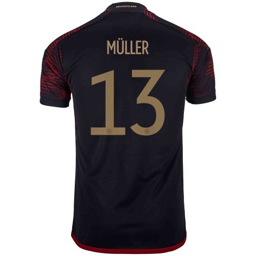 2022 adidas Thomas Muller Germany Away Jersey