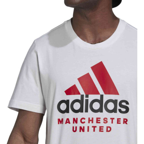 adidas Manchester United Graphic Tee – White