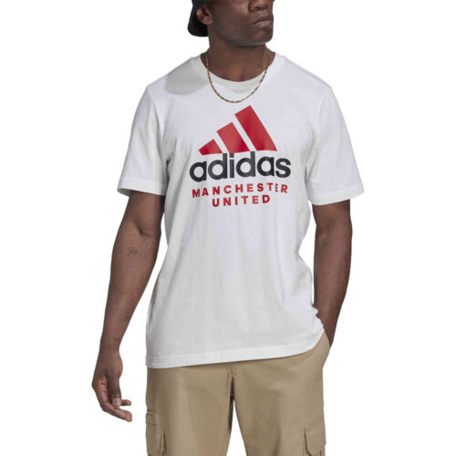 adidas Manchester United Graphic Tee – White