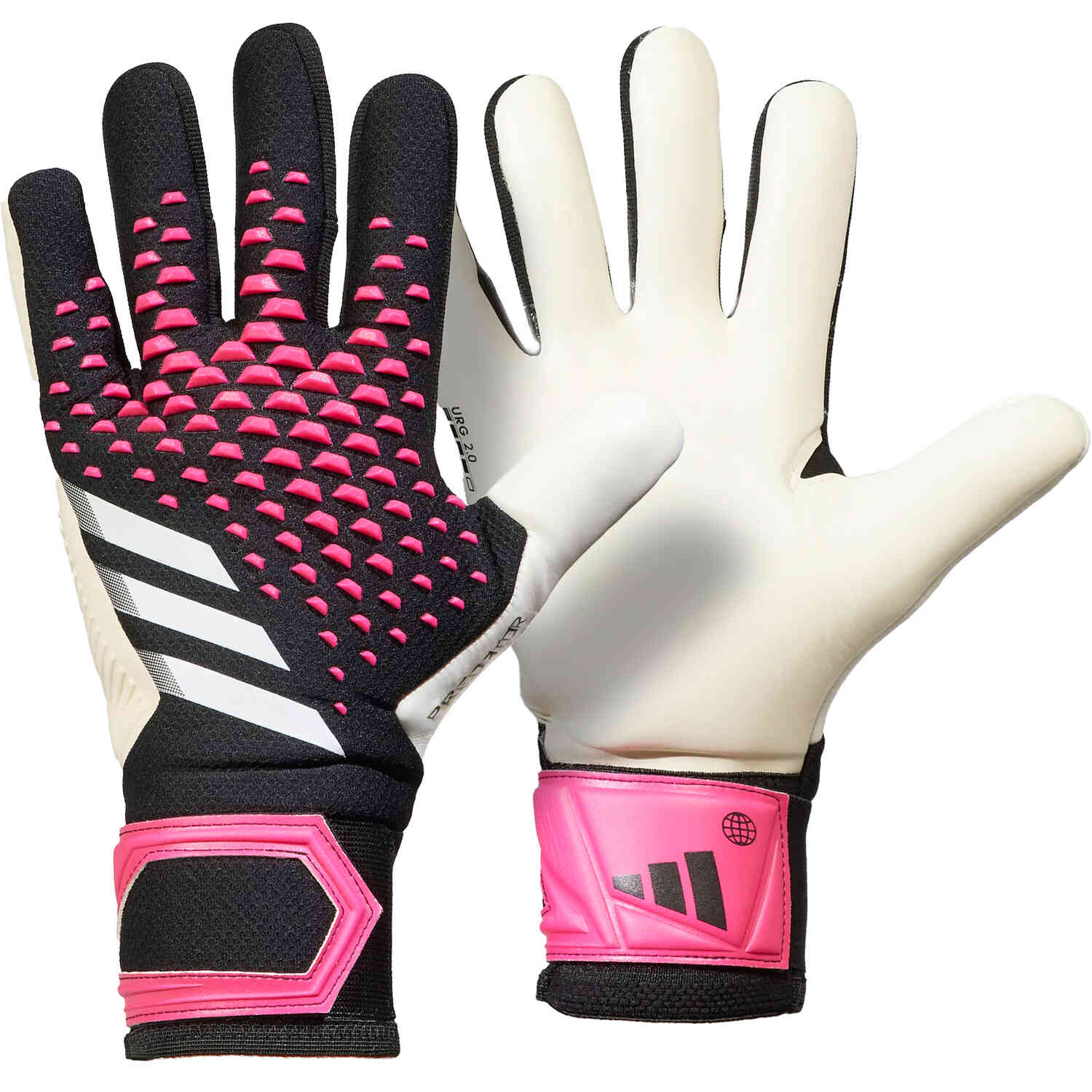 Adidas Predator Pro Goalkeeper Gloves - black-white-pink, 10