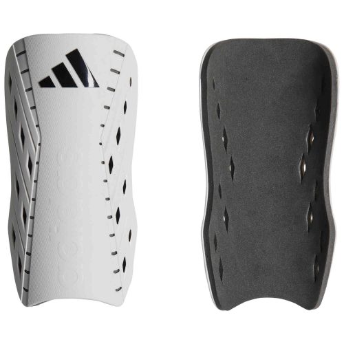 adidas Classics Club Shin Guards – White & Black with Black