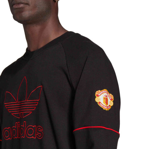 adidas Originals Manchester United Graphic Crew – Black