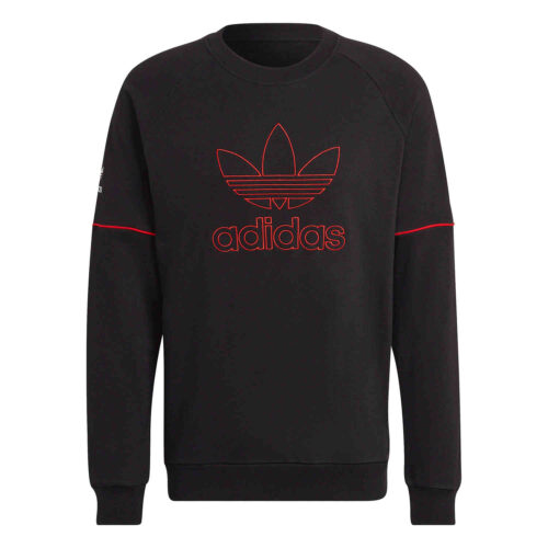 adidas Originals Manchester United Graphic Crew – Black