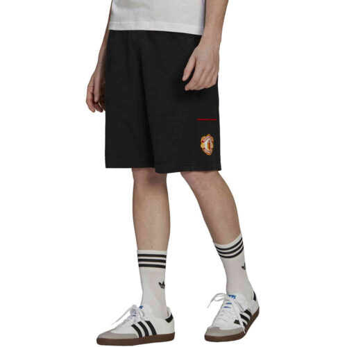 adidas Originals Manchester United French Terry Shorts – Black