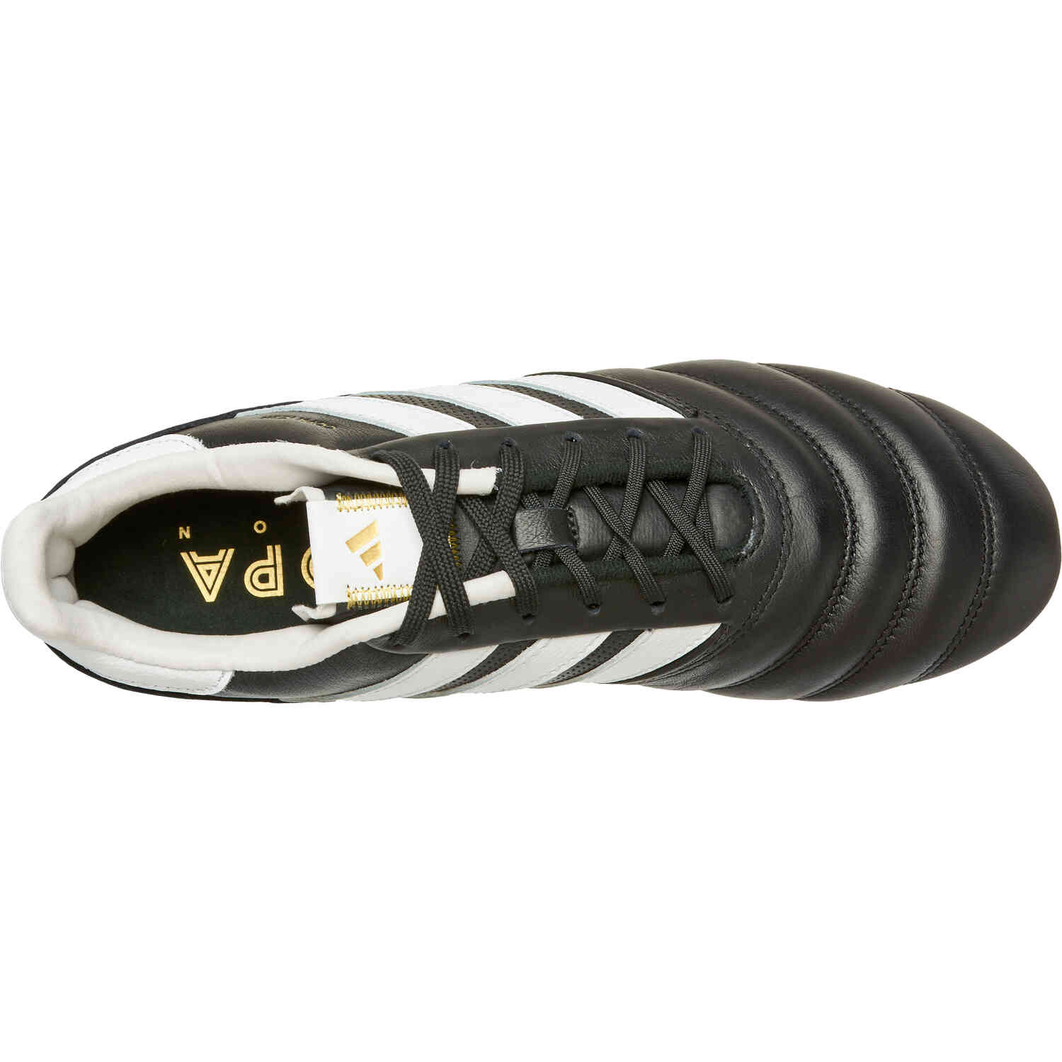 adidas Copa Icon FG – Black & White with Metallic Gold