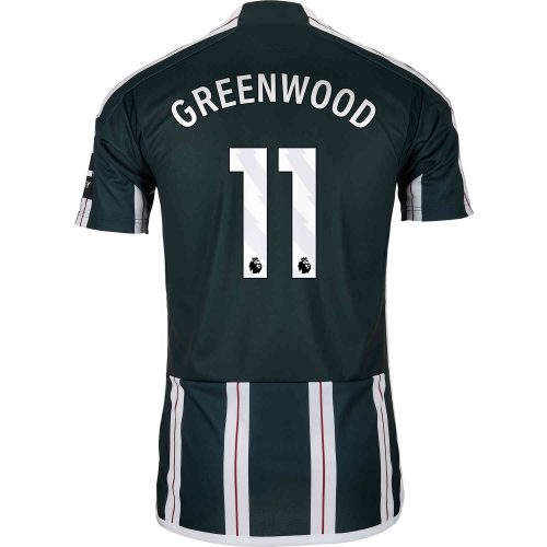 2023/24 adidas Mason Greenwood Manchester United Away Jersey