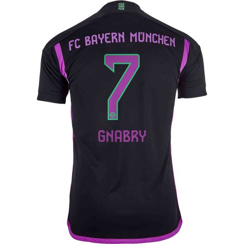 2023/24 adidas Serge Gnabry Bayern Munich Away Jersey