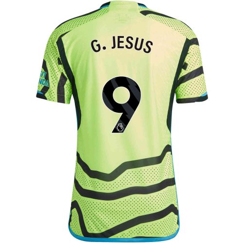 2023/24 adidas Gabriel Jesus Arsenal Away Authentic Jersey