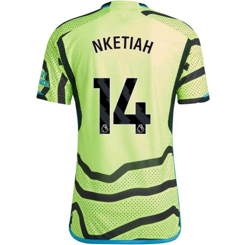 2023/24 adidas Eddie Nketiah Arsenal Away Authentic Jersey