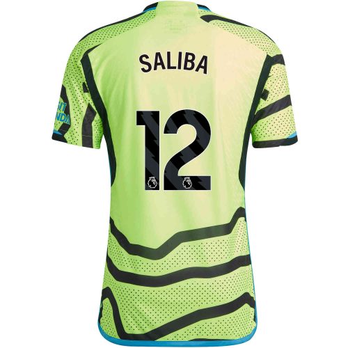 2023/24 adidas William Saliba Arsenal Away Authentic Jersey