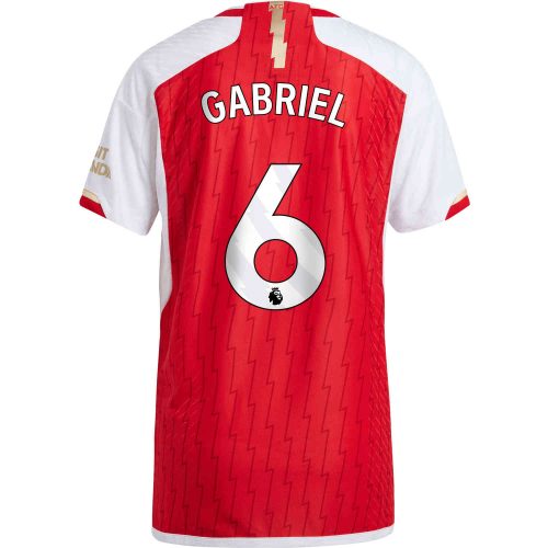 2023/24 adidas Gabriel Magalhaes Arsenal Home Aunthetic Jersey