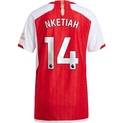 2023/24 adidas Eddie Nketiah Arsenal Home Aunthetic Jersey