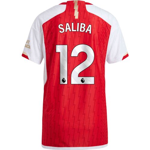 2023/24 adidas William Saliba Arsenal Home Aunthetic Jersey