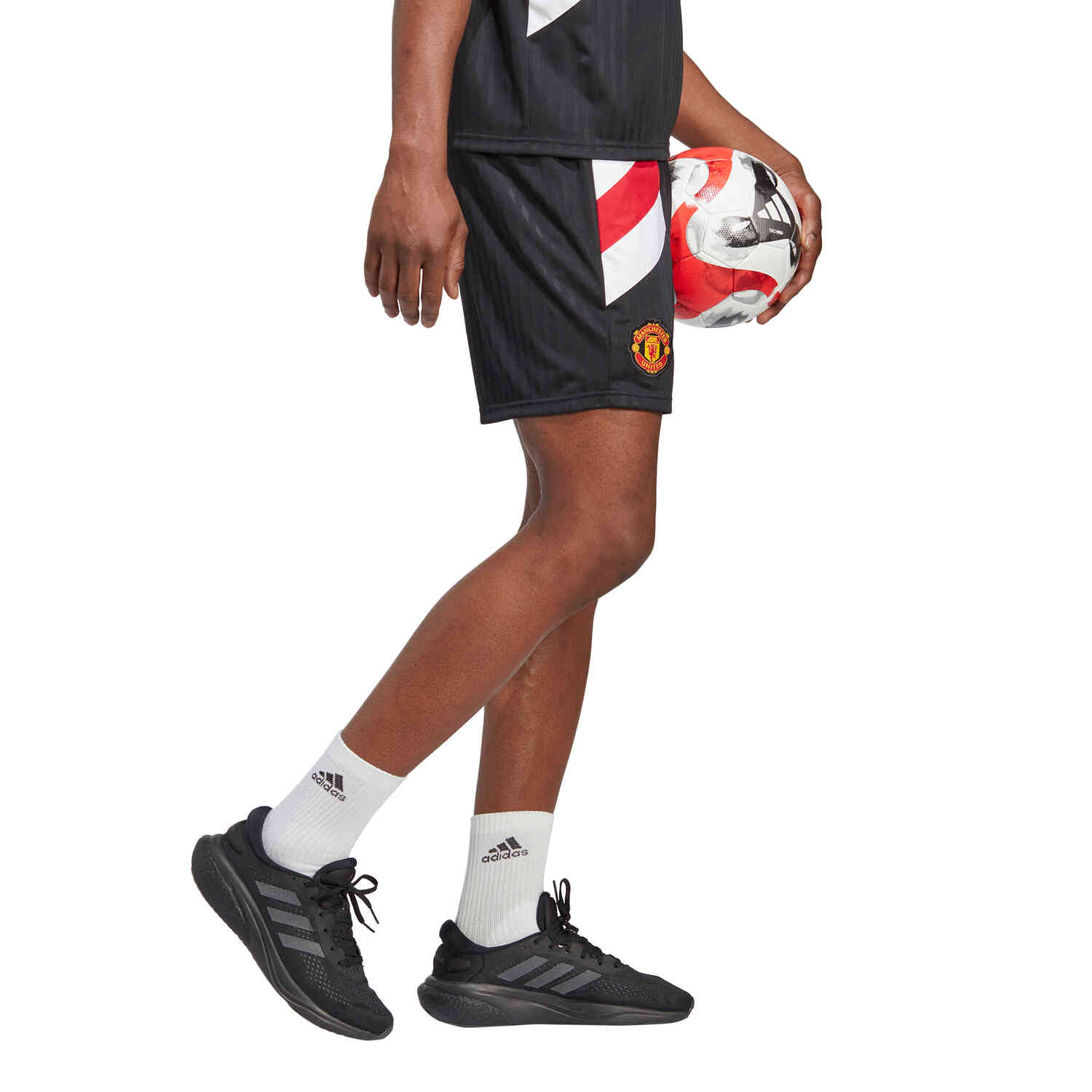 adidas Manchester United Icons Shorts – Black