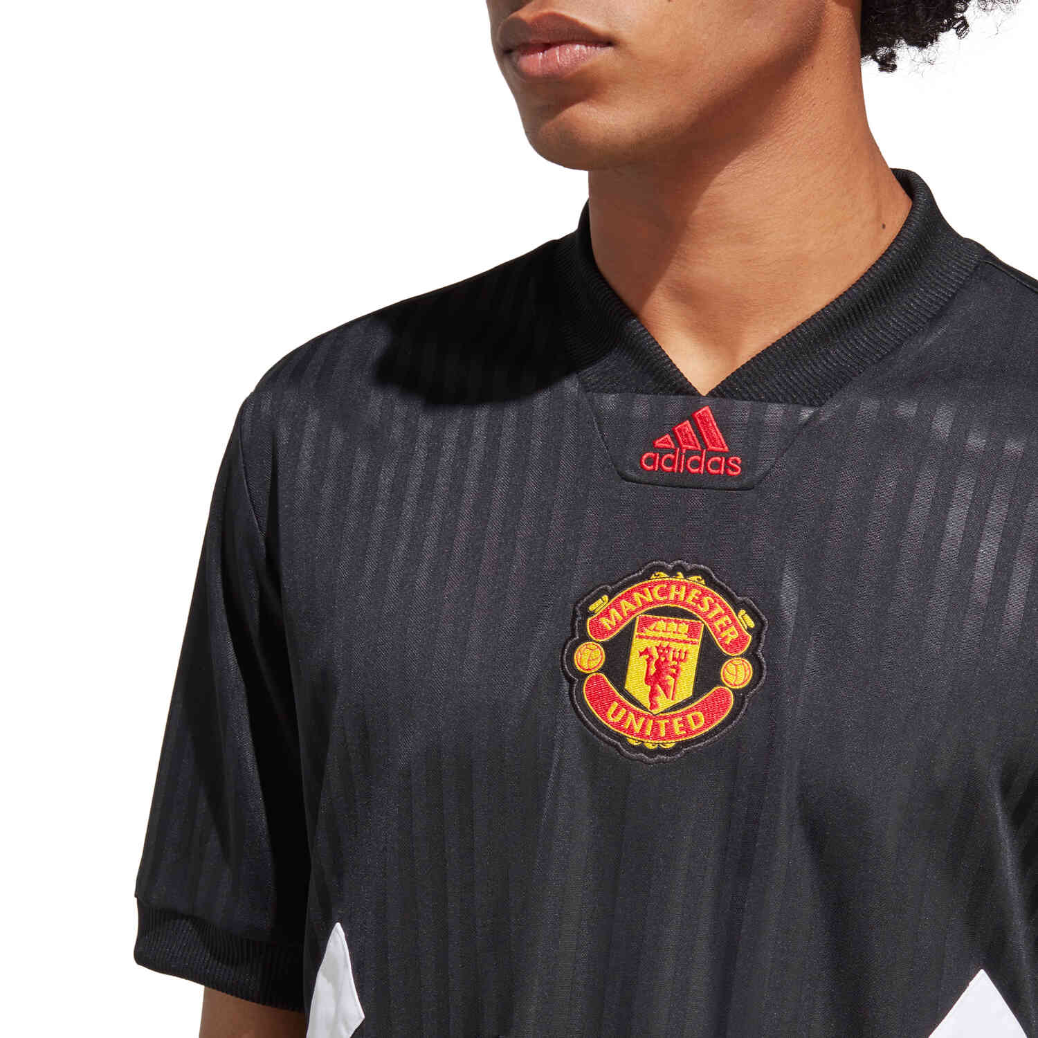 adidas Manchester United Icons Jersey – Black
