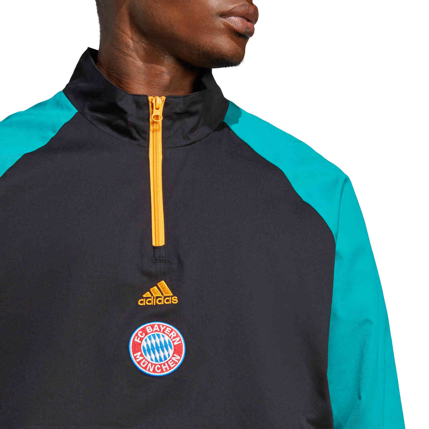 adidas Bayern Munich Icons Top – Black/Eqt Green