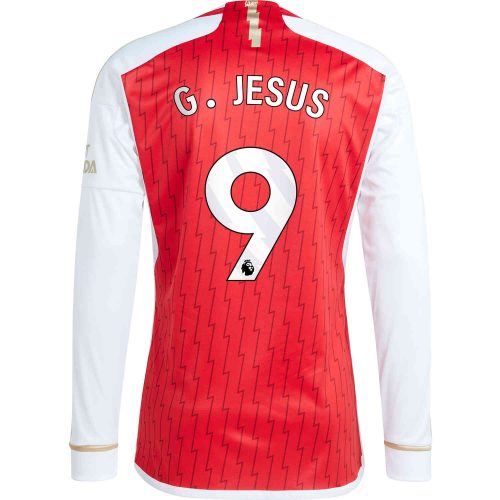 2023/24 adidas Gabriel Jesus Arsenal L/S Home Jersey