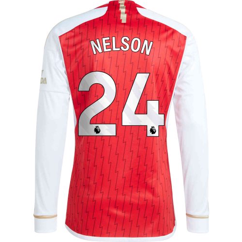 2023/24 adidas Reiss Nelson Arsenal L/S Home Jersey