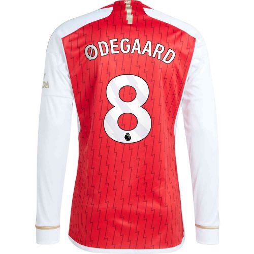 2023/24 adidas Martin Odegaard Arsenal L/S Home Jersey