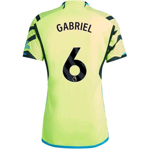 2023/24 Kids adidas Gabriel Magalhaes Arsenal Away Jersey