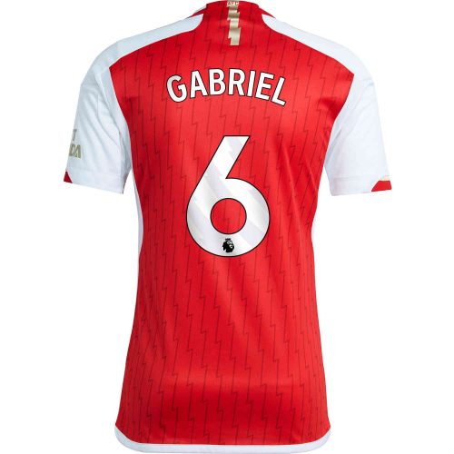 2023/24 Kids adidas Gabriel Magalhaes Arsenal Home Jersey