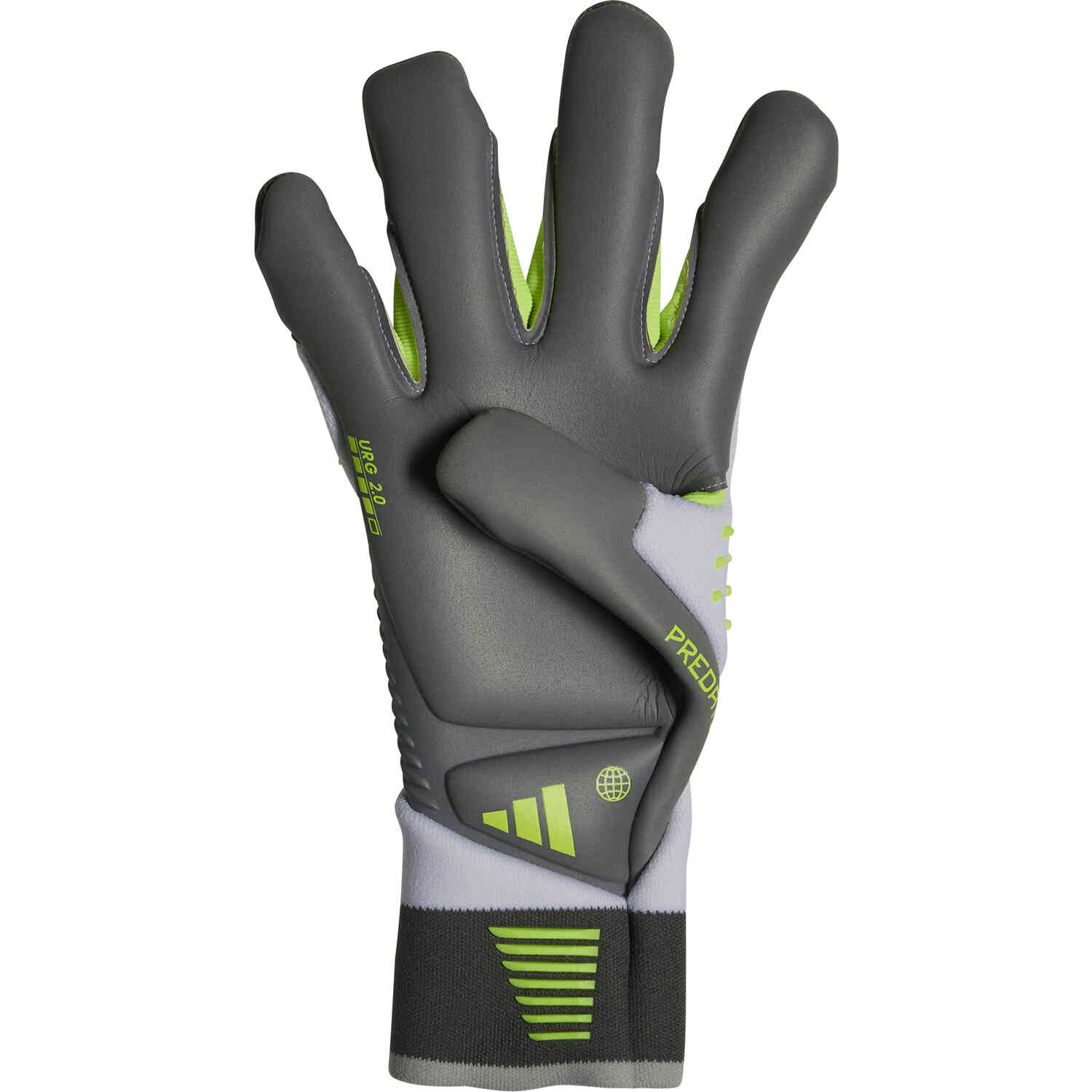 adidas Predator Pro GK glove - white/lucid lemon