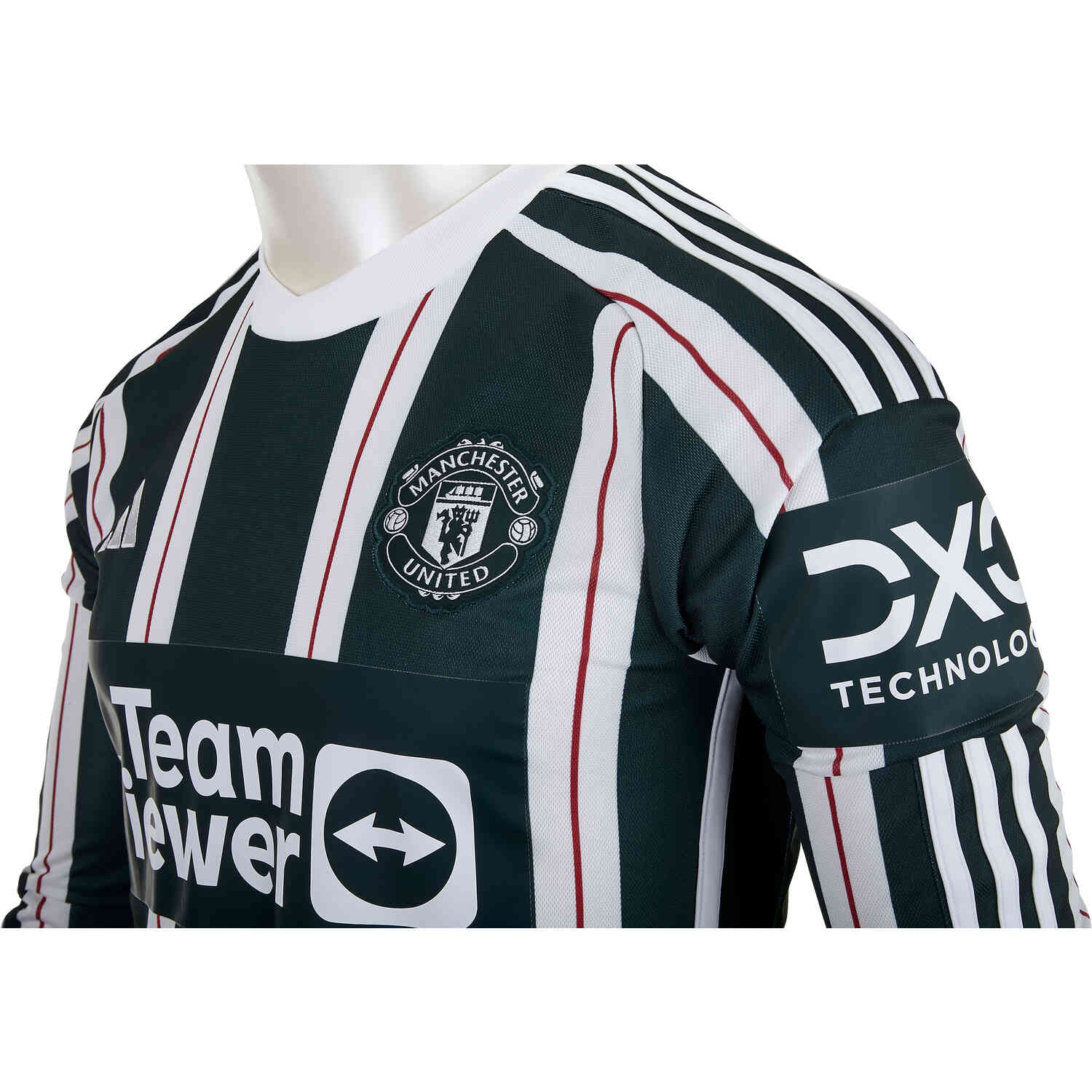 2023 2024 Adidas Manchester United L S Away Jersey SoccerPro