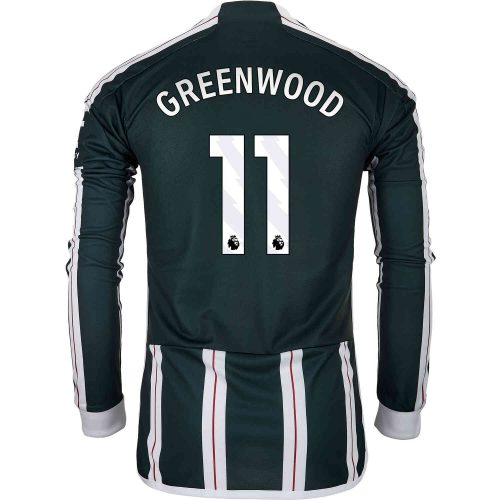 2023/24 adidas Mason Greenwood Manchester United L/S Away Jersey