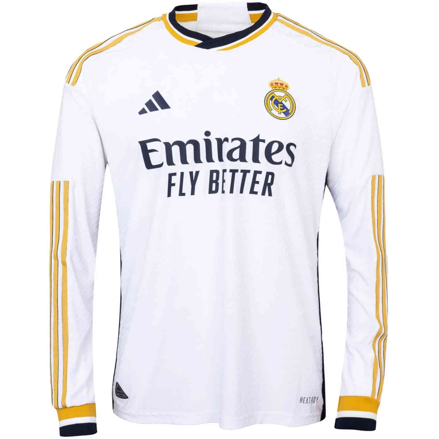 2023/2024 adidas Real Madrid L/S Home Jersey