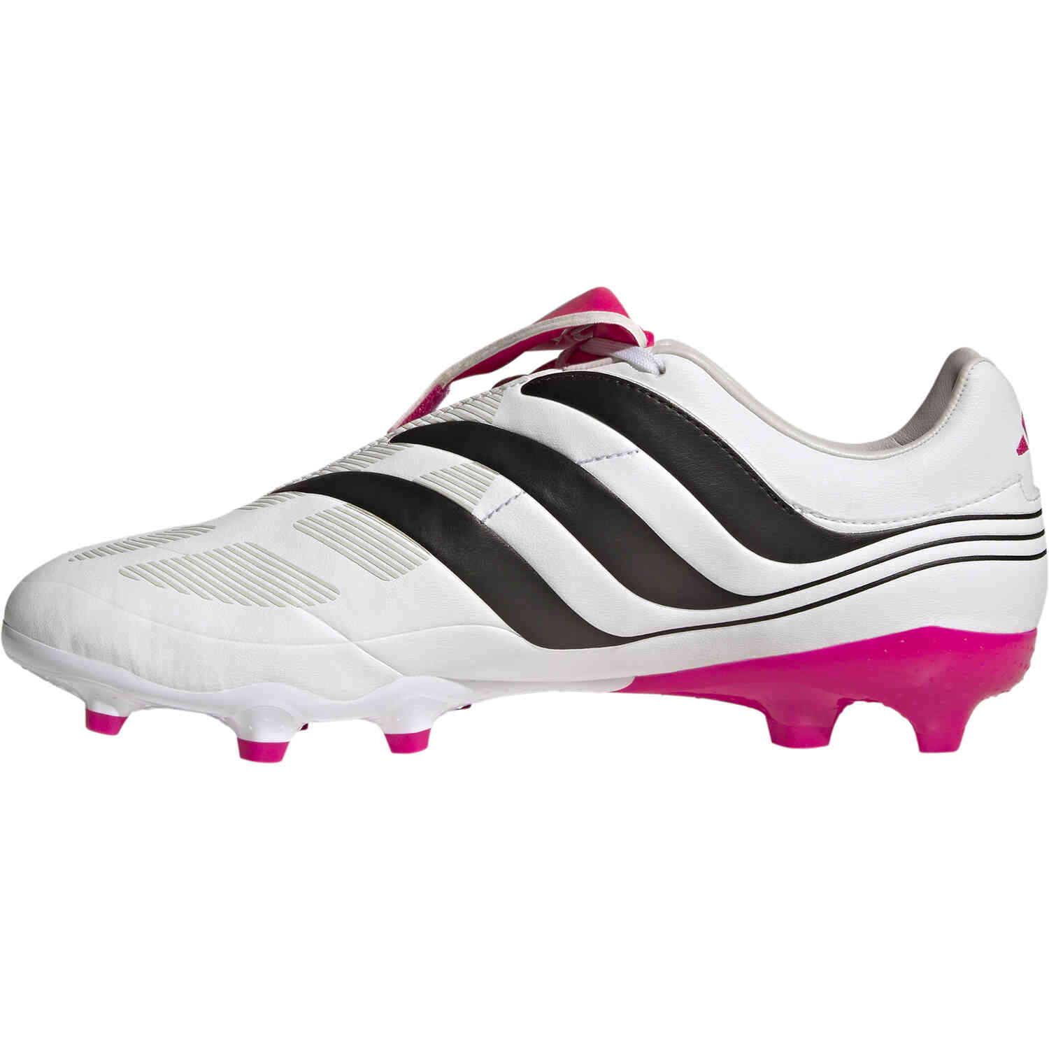 metgezel Duwen In de naam adidas Predator Precision.3 FG - White & Black with Team Shock Pink 2 -  SoccerPro