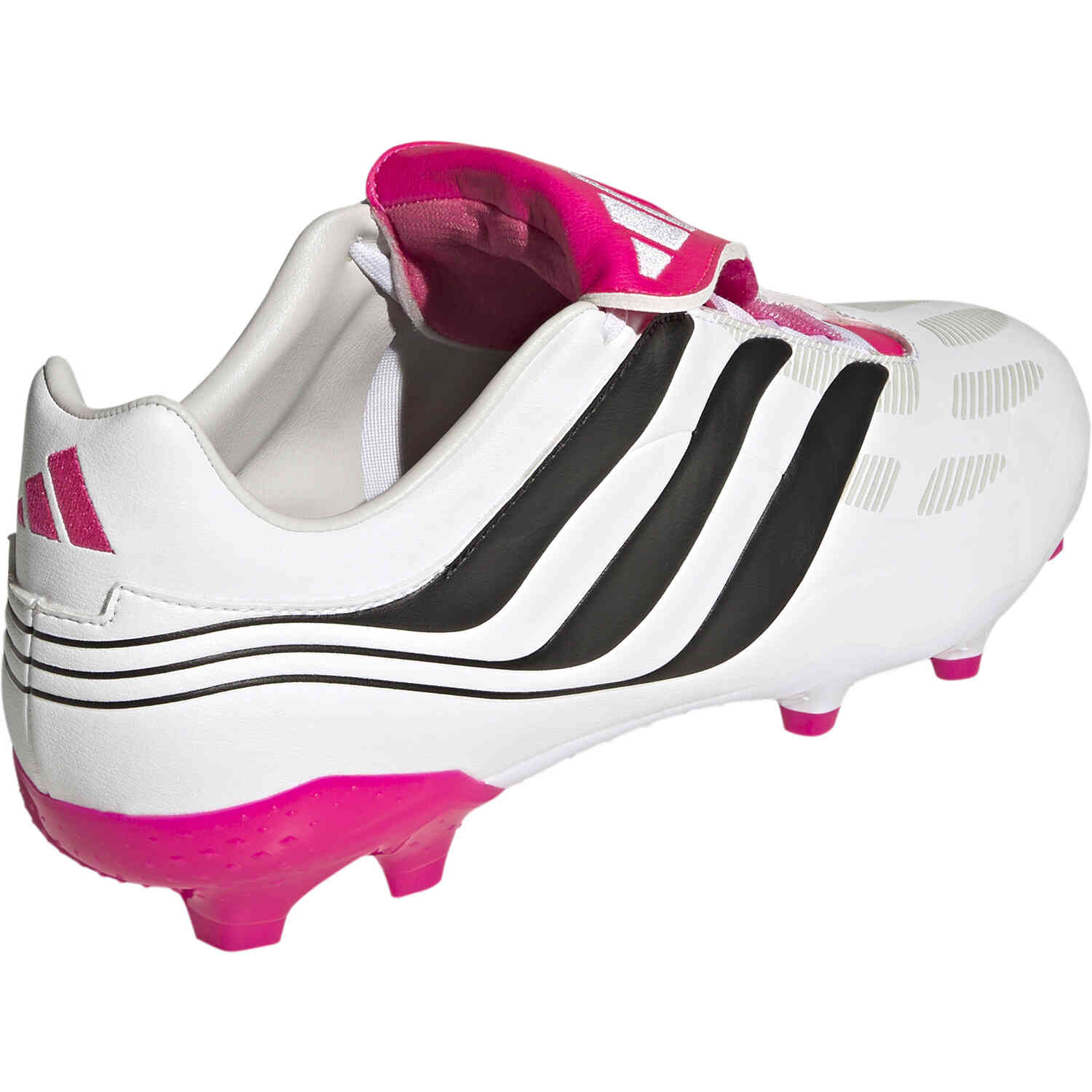 Adidas Predator Precision.3 FG Soccer Cleats - White / Black / Pink 7