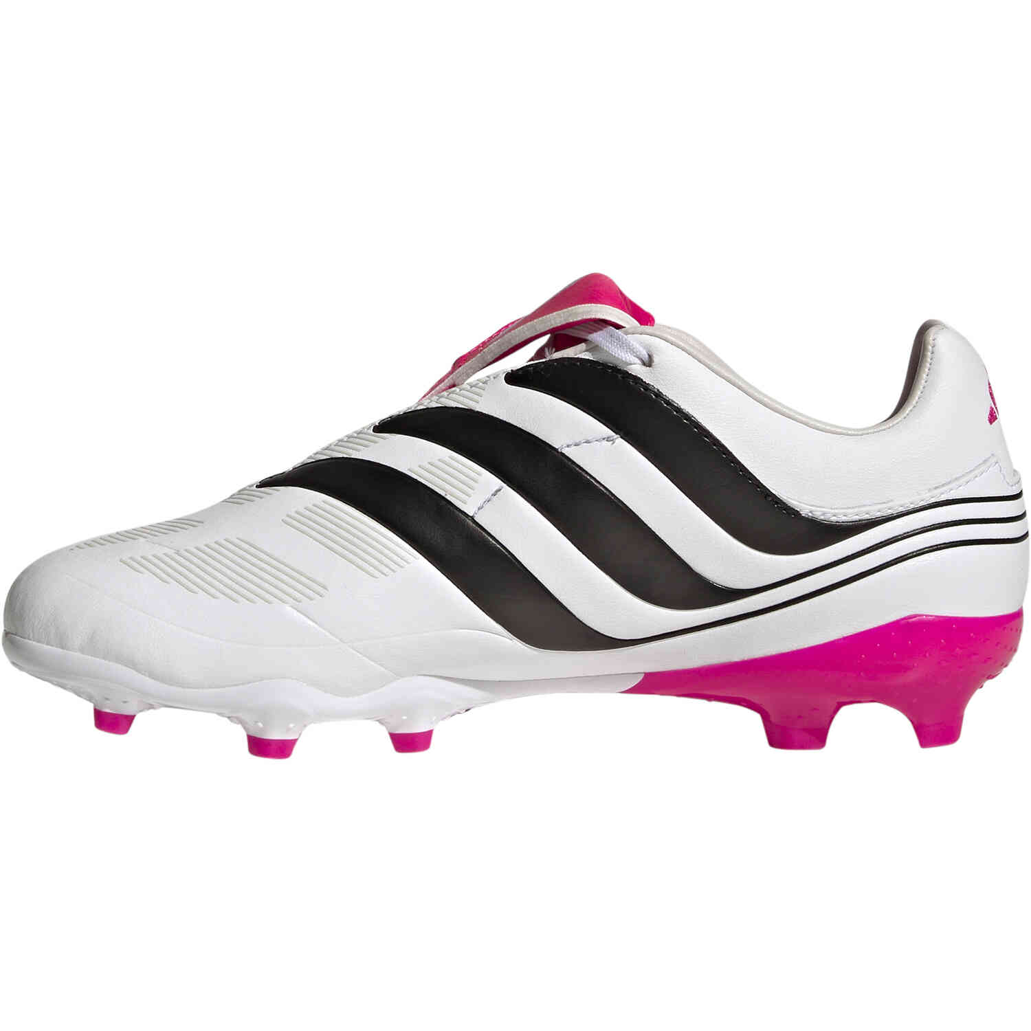 Kids adidas Predator Precision.3 FG White Black with Team
