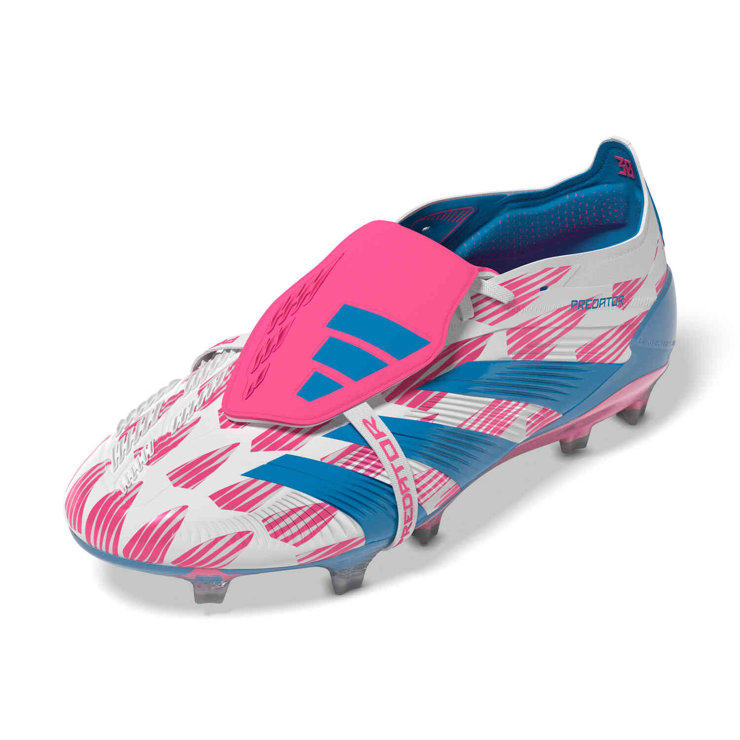 Adidas pink and blue soccer cleats on sale