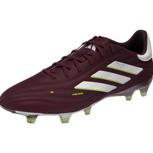 Adidas Copa Pure 2 Elite FG Firm Ground – Shadow Red & Ftwr White with Team Solar Yellow 2