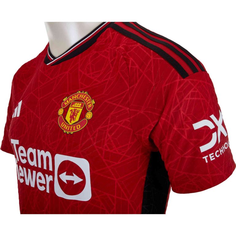 2023/2024 adidas Manchester United Home Authentic Jersey SoccerPro