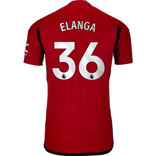 2023/24 Nike Anthony Elanga Manchester United Home Match Jersey